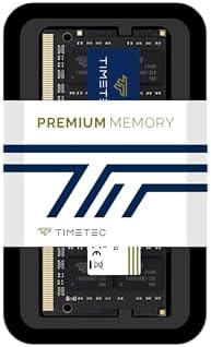 Timetec 16GB DDR4 3200MHz (or 2933MHz or 2666MHz) PC4-25600 Non-ECC Unbuffered 1.2V CL22 2Rx8 Dual Rank 260 Pin SODIMM Laptop Notebook PC Computer Memory RAM Module Upgrade|B098TXZY34