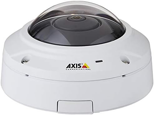 Axis Communications 0548-001 M3037-PVE, Network Surveillance Camera, White