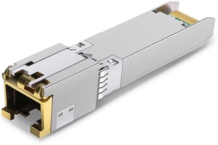 10GBASE-T SFP+ to RJ45 Transceiver, 10G Ethernet Copper Module, Optical SFP RJ 45 10Gb T Mini-GBIC Compatible with Cisco SFP-10G-T-S, Ubiquiti UF-RJ45-10G, Mikrotik, Supermicro, Fortinet, up to 30m|B07QXNQTXG