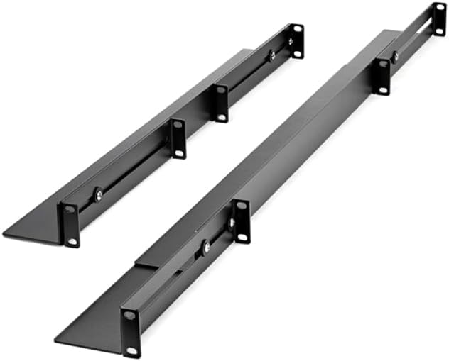 StarTech.com 1U 19 inch Server Rack Rails - 24-36 inch Adjustable Depth - Universal 4 Post Rack Mount Rails - Network Equipment/Server/UPS Mounting Rail Kit HPE ProLiant Dell PowerEdge (UNIRAILS1UB)|B083N35SCZ