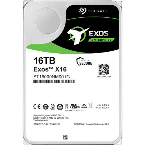 ST16000NM001G SEAGATE Exos X16 16tb SATA 6Gb/s 3.5inch hard drive