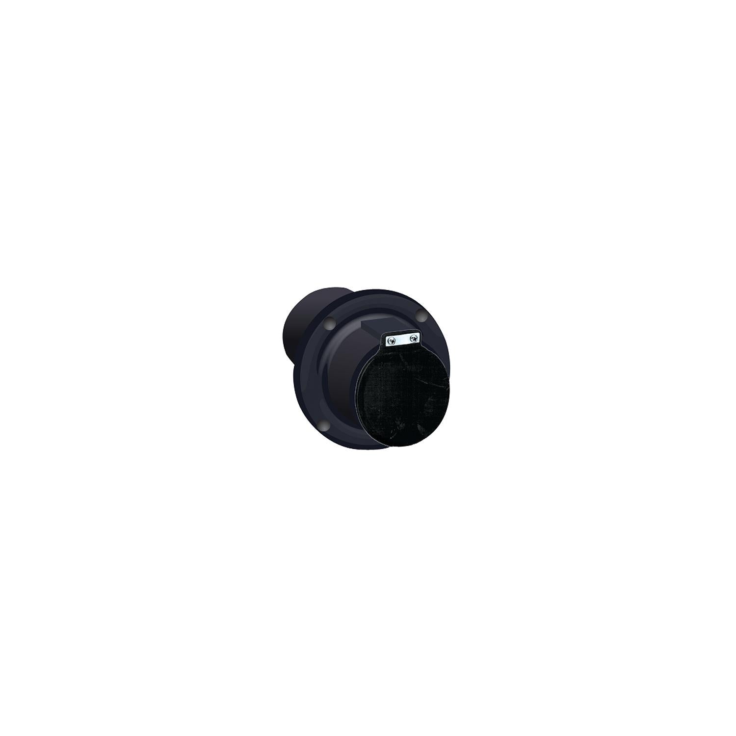 Centek Veratron 1200299 3" Exhaust Thru-Hull, Black w/Flapper