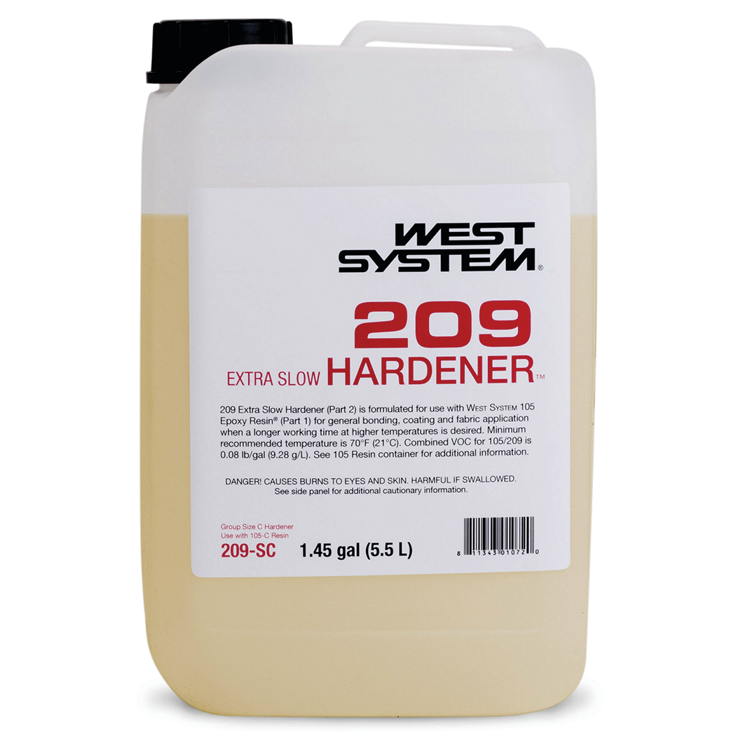 West System 209SC Extra Slow Hardener, 1.45 Gallon