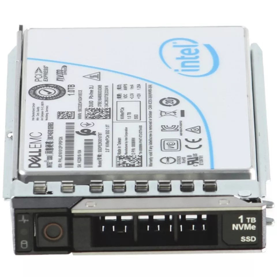 Dell 008MW 1TB RI TLC 2.5Inch NVMe PCIe Gen3.1 x4 SSD with Tray