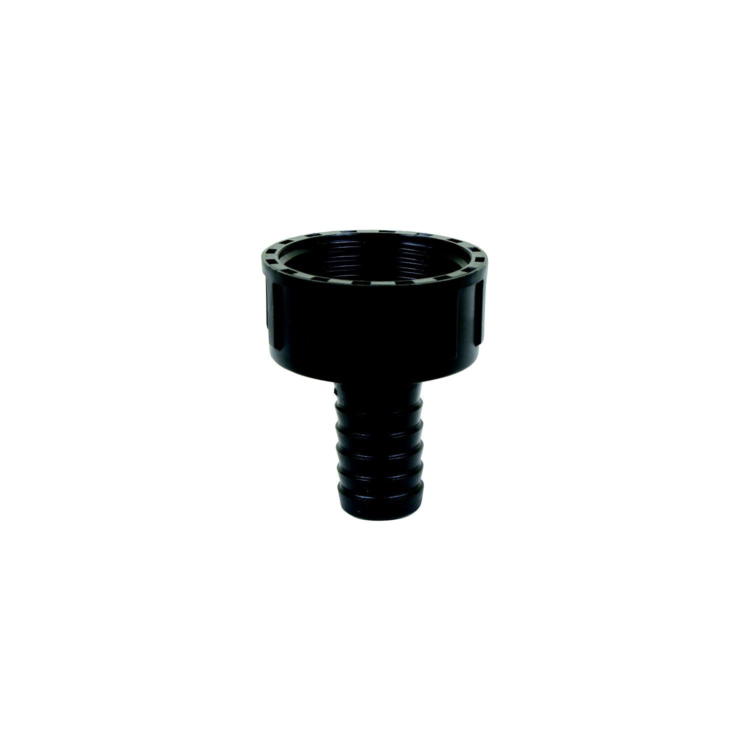 Scandvik 10304P 3/4" Hose Barb Adapter Fits 1-1/4" Threaded Drain w/ 3/4" Hose, Barb Outlet