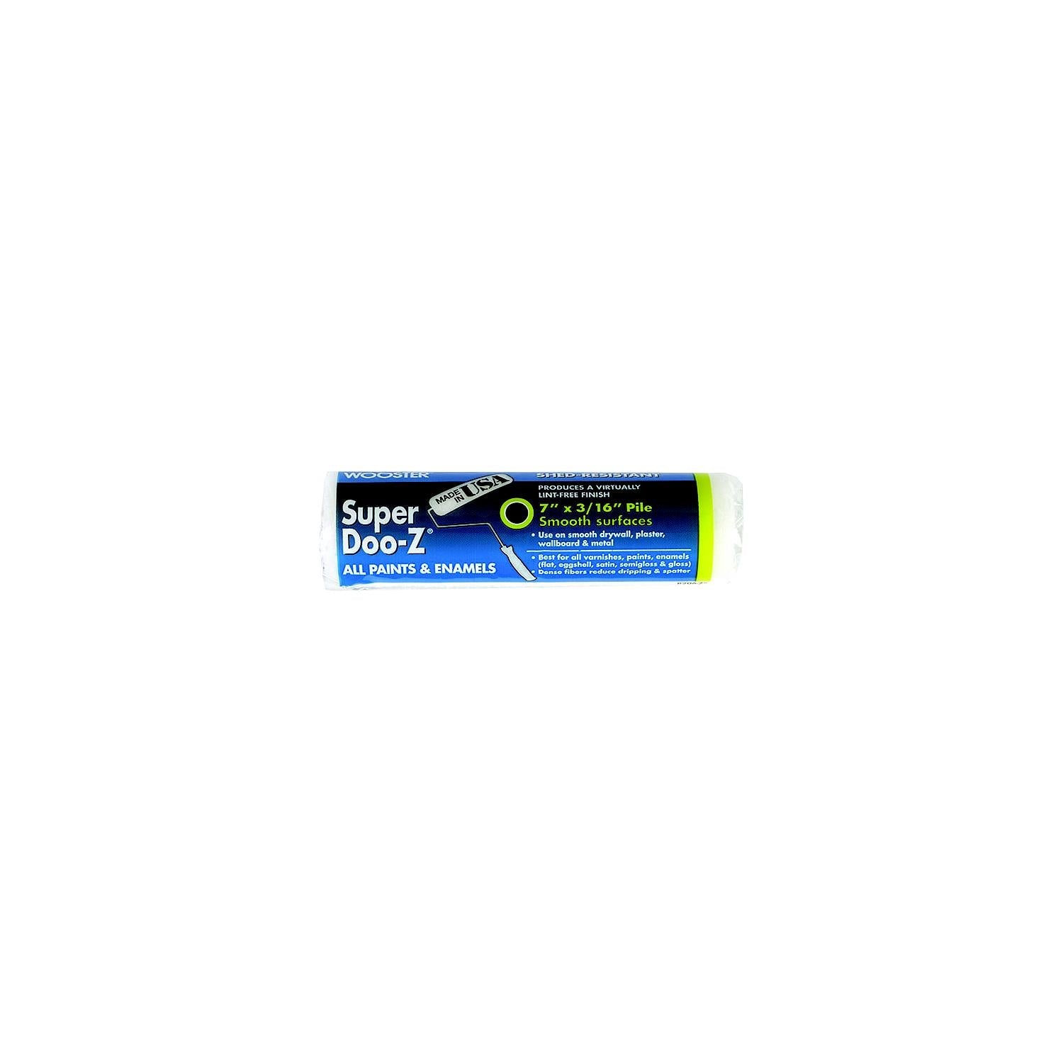 Wooster Brush R2067 Wooster 7" Doo-Z Roller Cover, Smooth