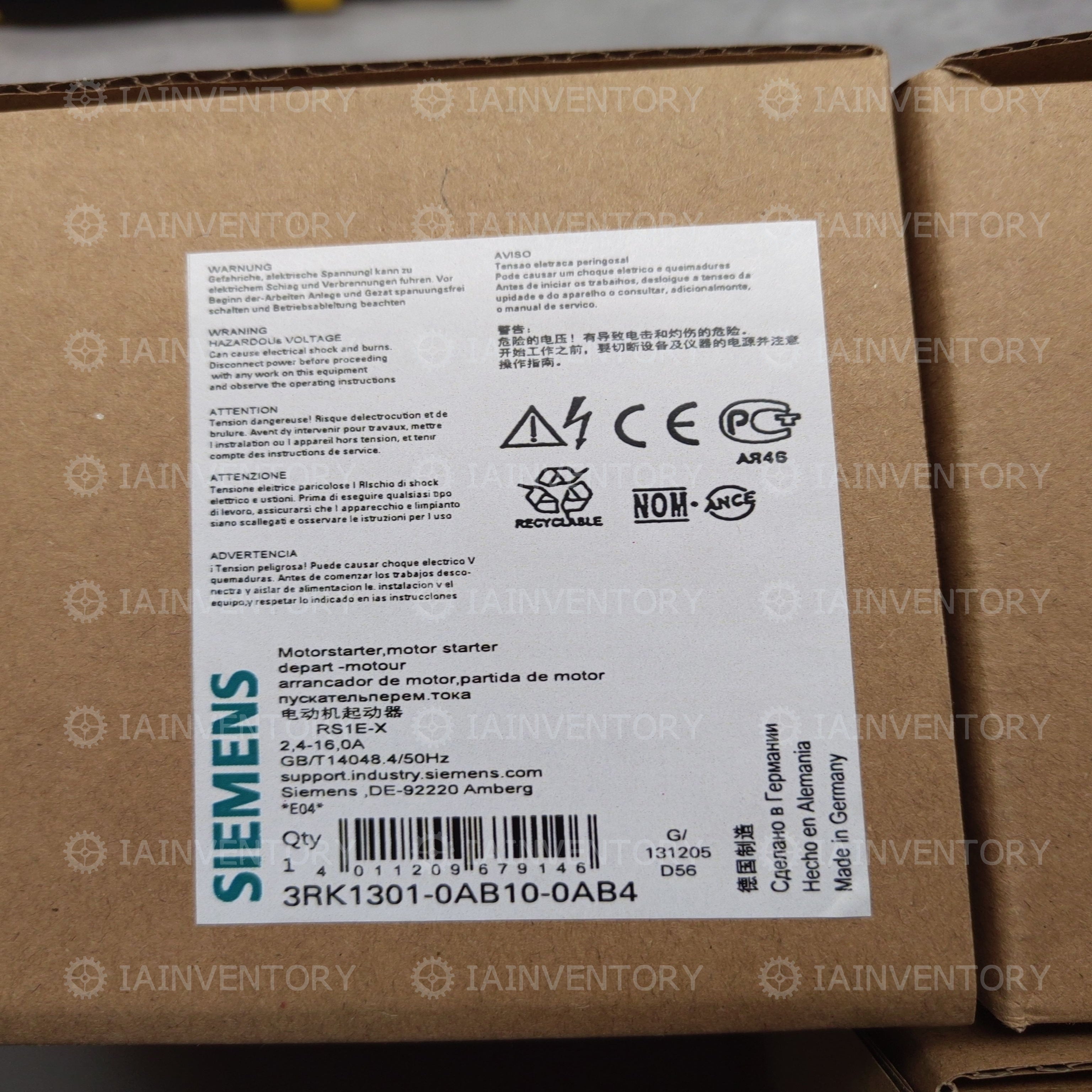 SIEMENS 3RK1301-0AB10-0AB4