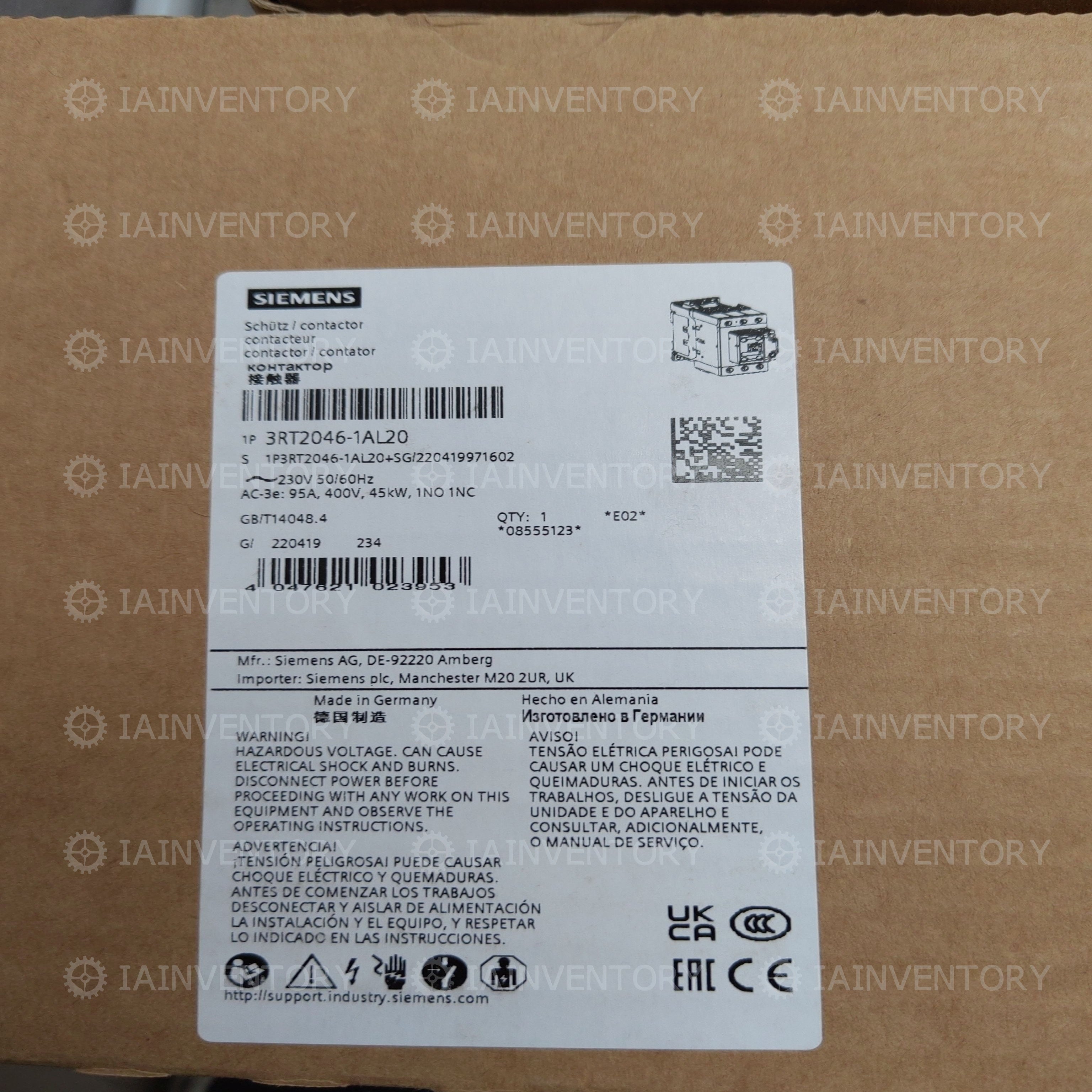 SIEMENS 3RT2046-1AL20