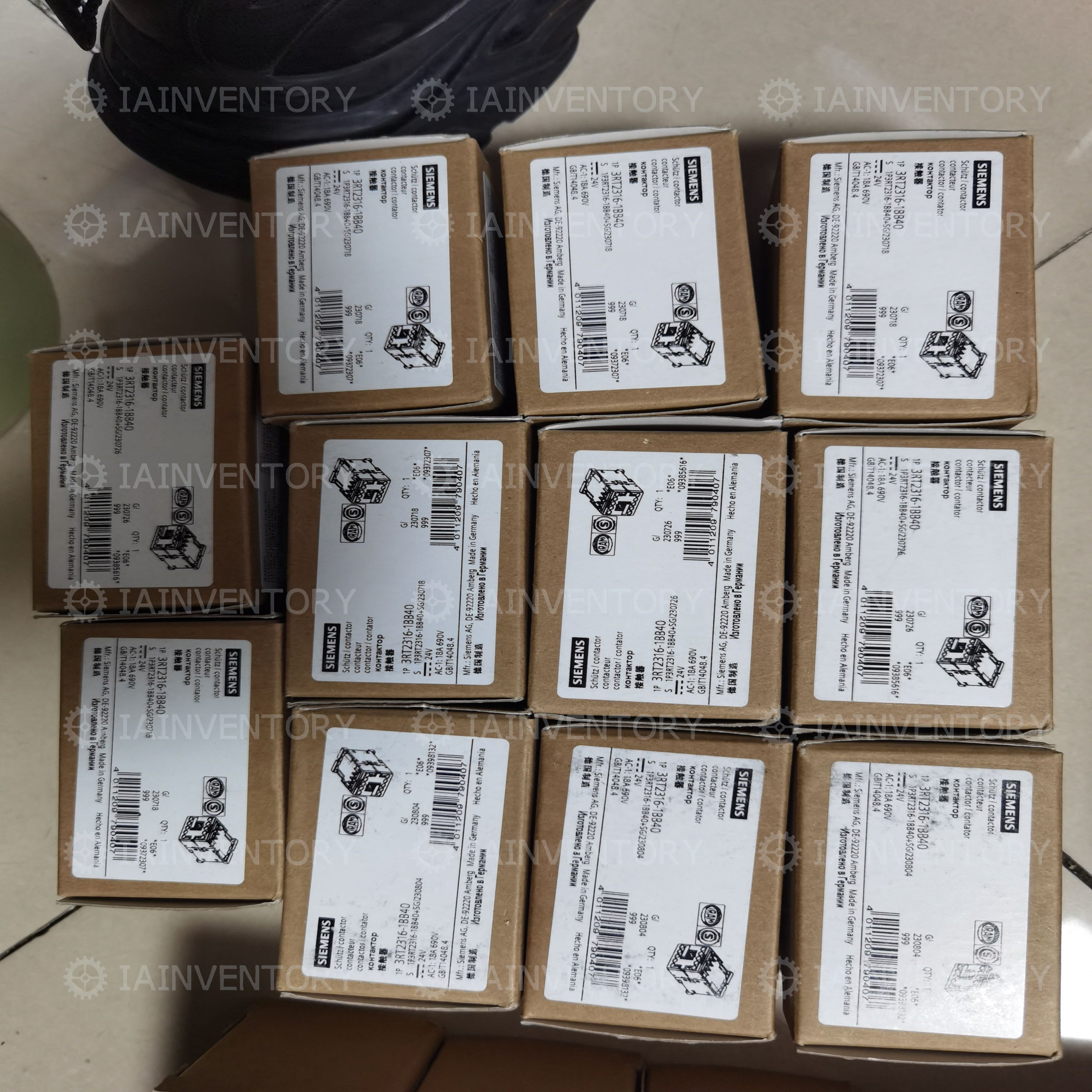 SIEMENS 3RT2316-1BB40 CONTACTOR