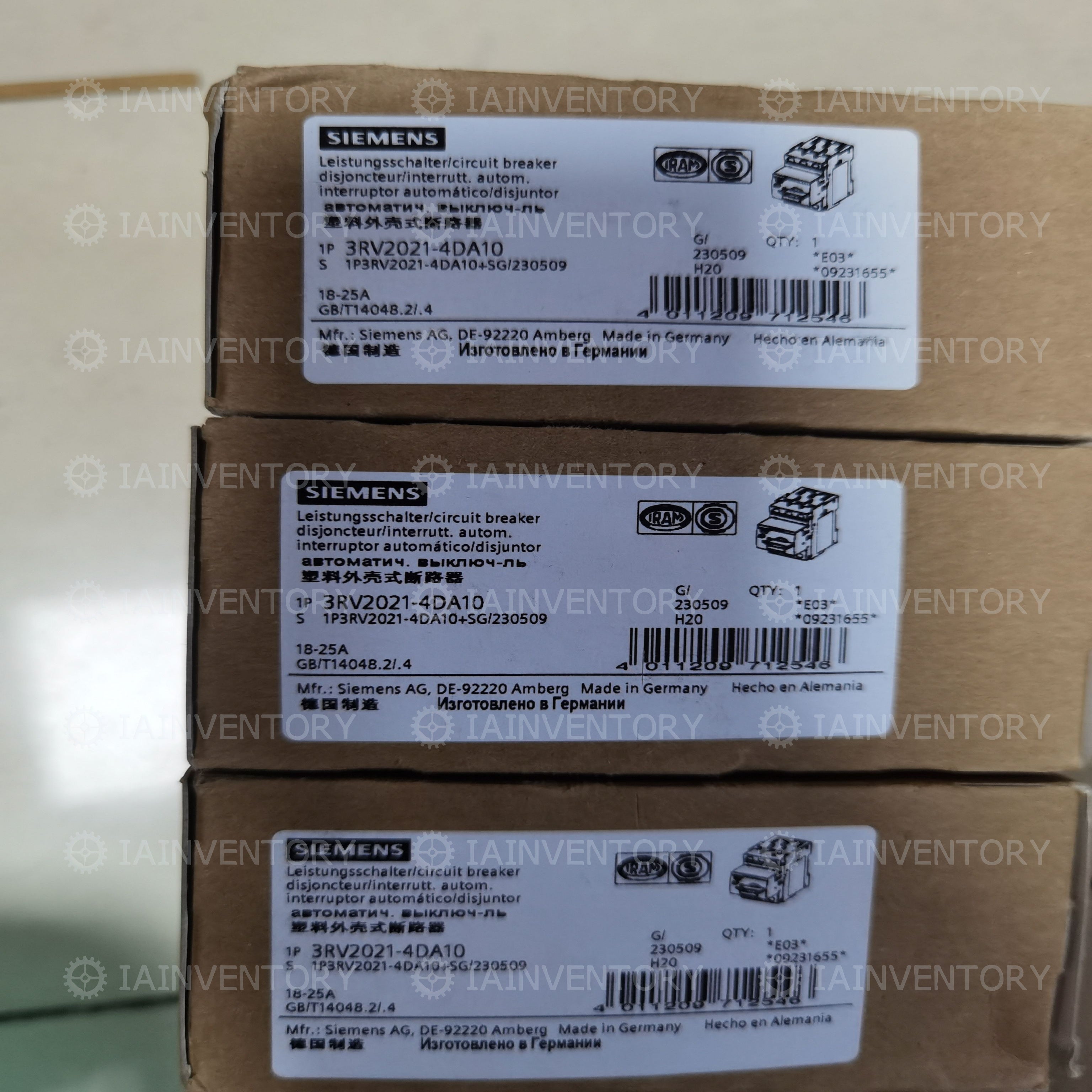 Siemens breaker 3RV2021-4DA10 3RV2 021-4DA10