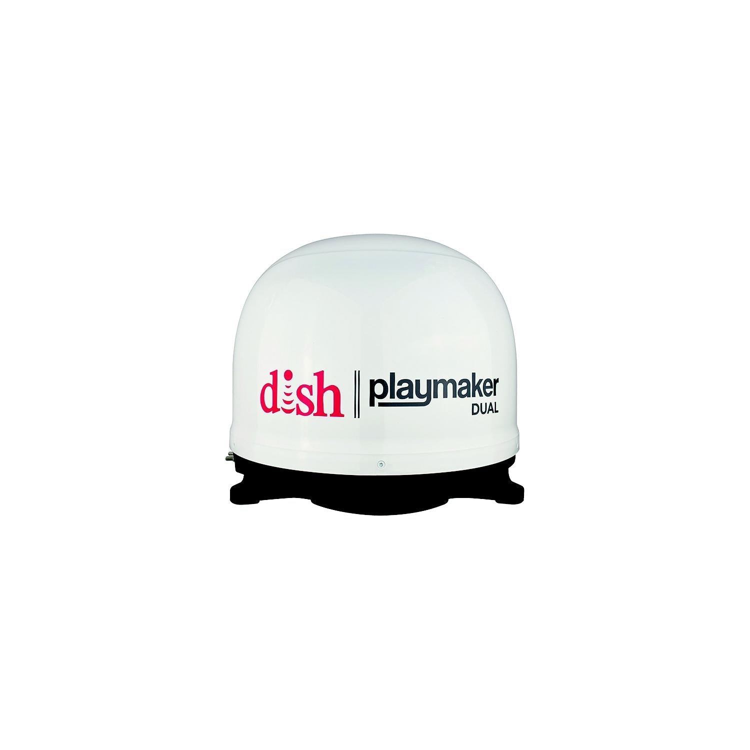 Winegard Co. PL8000R Winegard White Dish Playmaker Dual Portable Satellite RV TV, Antenna w/Wally HD receiver