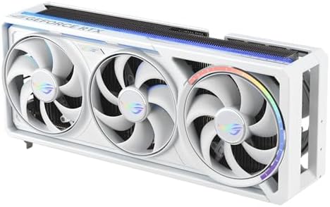 ASUS ROG Astral GeForce RTX 5090 White OC Edition Gaming Graphics Card (PCIe 5.0, 32GB GDDR7, HDMI/DP 2.1, 3.8-slot, 4fan design, Axial-tech fans, patented vapor chamber, Phase-change GPU thermal pad)|B0FJQNQ8M7