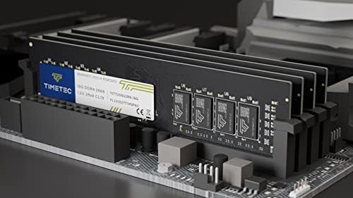 Timetec 32GB KIT(2x16GB) DDR4 2666MHz PC4-21300 Non-ECC Unbuffered 1.2V CL19 2Rx8 Dual Rank 288 Pin UDIMM Desktop Memory RAM Module Upgrade (32GB KIT(2x16GB))|B07CQ8FJXB