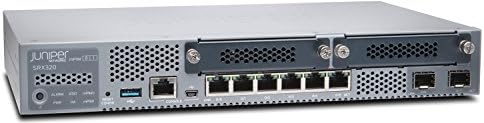 Juniper Networks SRX320 8-Port Security Services Gateway Appliance (Renewed, Black, Metal Case