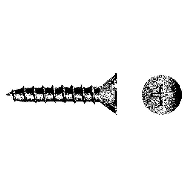Seachoice SC0633 Phillips Tapping Screws Flat Head, #10 x 1/2"
