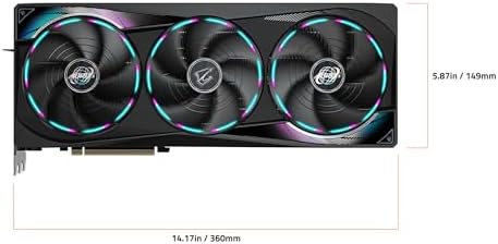 GIGABYTE GeForce RTX 5070 Ti Gaming OC 16G Graphics Card, 16GB 256-bit GDDR7, PCIe 5.0, WINDFORCE Cooling System, GV-N507TGAMING OC-16GD Video Card|B0DTRC7782