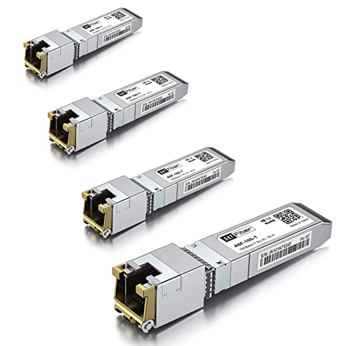 H!Fiber 10G Multimode SFP+ LC Module, 10GBase-SR Fiber Transceiver for Cisco SFP-10G-SR, Meraki MA-SFP-10GB-SR, Ubiquiti UniFi UF-MM-10G, Mikrotik, Netgear and More (MMF,850nm,300m,DDM)|B06XDV3ZYW