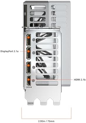GIGABYTE AORUS GeForce RTX 5090 Master ICE 32G Graphics Card, WINDFORCE Cooling System, 32GB 512-bit GDDR7, GV-N5090AORUSM ICE-32GD Video Card|B0DVCH9WJH