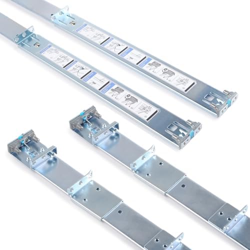 1U Static Ready Rails Kit 053D7M 53D7M Compatible with Dell PowerEdge R320 R420 R620 R330 R430 R630 R440 R640|B0DJSLV7YC