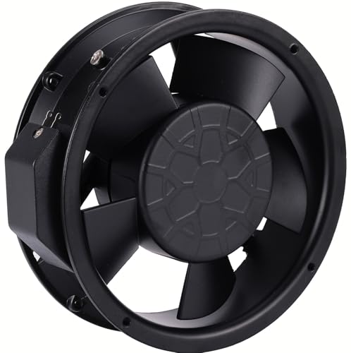 for Ebm-Papst W2E143-AA15-01 Cooling Fan, 17cm 172×51mm AC AXIAL Fan, 115V 24/26W, 3Uf, 2-pin Connector All Metal Fan W2E143-AA15-01|B0FH9PBKNP