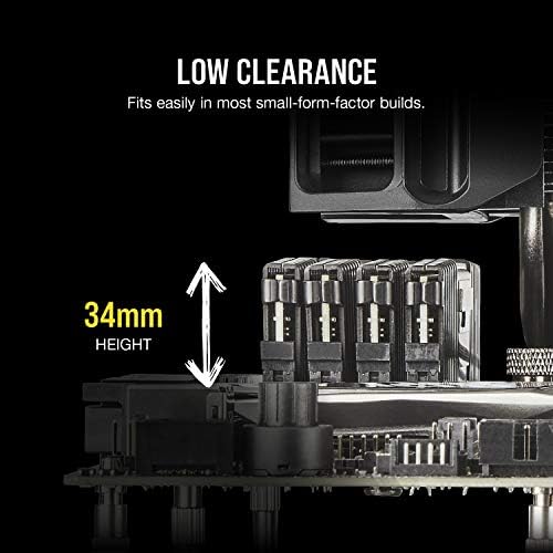 CORSAIR Vengeance LPX DDR4 RAM 32GB (2x16GB 3200MHz CL16-20-20-38 1.35V Intel AMD Desktop Computer Memory - Black (CMK32GX4M2E3200C16