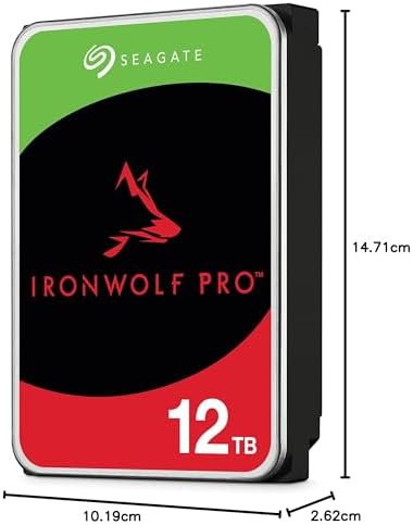Seagate IronWolf 8TB NAS Internal Hard Drive HDD – 3.5 Inch SATA 6Gb/s 7200 RPM 256MB Cache for RAID Network Attached Storage – Frustration Free Packaging (ST8000VNZ04/N004
