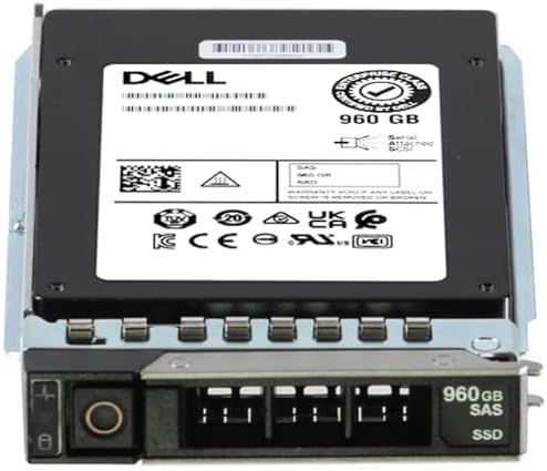 Dell 960GB 12Gbps SAS RI MLC 2.5 SSD PX04SRB096 (4KG4X) (Renewed)|B07GDQ8VLK