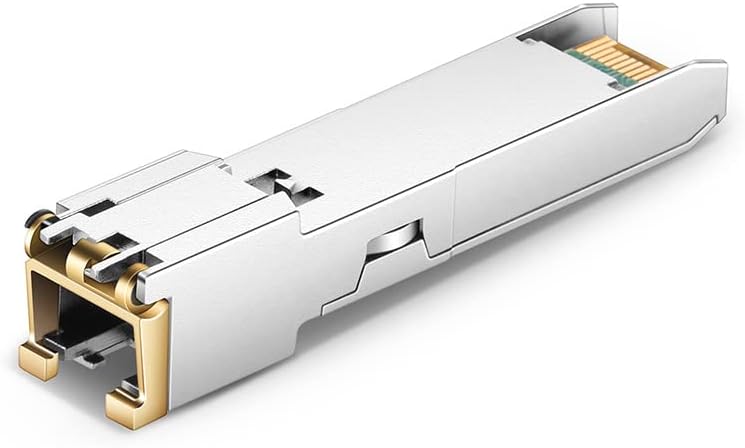 QSFPTEK 10GBASE-T SFP+ to RJ45 Module, 10Gb Copper RJ-45, Mini gbic SFP to Ethernet Network Optical Copper Transceiver Compatible with Dell GP-10GSFP-T, up to 30m|B0BX6G2CT6