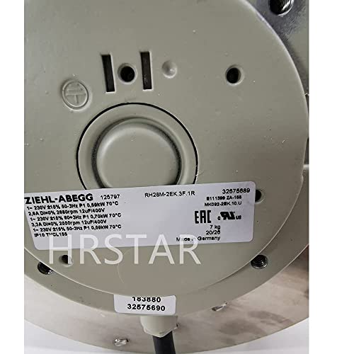 HRSTAR ZIEHL-ABEGG RH28M-2EK.3F.1R Fan for Siemens Servo Motor Cooling Fan 6SY7000-0AE32/6SY7000-0AB68|B0BHYR5GK9