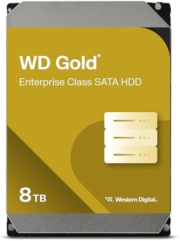 Western Digital 16TB WD Gold Enterprise Class Internal Hard Drive - 7200 RPM Class, SATA 6 Gb/s, 512 MB Cache, 3.5" - WD161KRYZ|B089S33PR3