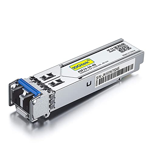 10Gtek 𝟭𝟬/𝟭𝟬𝟬/𝟭𝟬𝟬𝟬𝗕𝗮𝘀𝗲-𝗧 𝗖𝗼𝗽𝗽𝗲𝗿 𝗦𝗙𝗣, Auto-Negotiation SFP to RJ45 Mini-GBIC Transceiver or Cisco GLC-T(10/100/1000)/SFP-GE-T(10/100/1000) Pack of 2|B09NNMP934