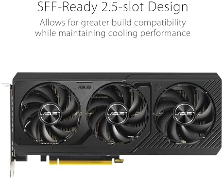 ASUS The SFF-Ready Prime GeForce RTX™ 5070 12GB GDDR7 Graphics Card (PCIe® 5.0, 12GB GDDR7, HDMI®/DP 2.1, 2.5-Slot, Axial-tech Fans, Dual BIOS)|B0DS6V1YSY