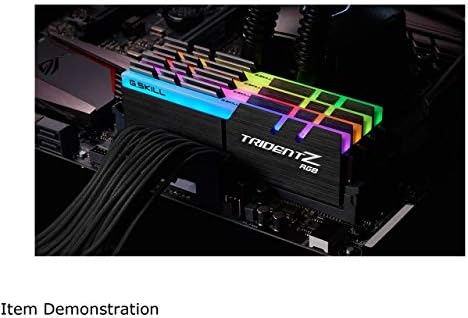G.SKILL Trident Z RGB Series DDR4 RAM (XMP) 128GB (4x32GB) 3600MT/s CL18-22-22-42 1.35V Intel AMD Desktop Computer Memory U-DIMM (F4-3600C18Q-128GTZR)|B08924XR69