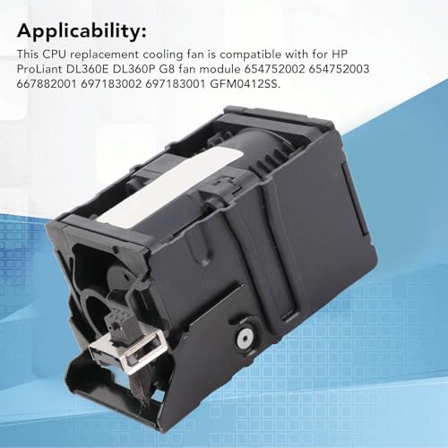 CPU Cooling Fan Replacement, Fast Heat Dissipation Quiet CPU Fan for ProLiant DL360 G8 DL360E G8 DL360P G8 697183003 654752001 667882001|B0CZJW25XW
