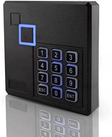 MENGQI-CONTROL 2 Door Access Control Board System 600lbs Electromagnetic Lock Infrared NoTouch Exit Button Keypad Reader 110~240V Power Supply Box USB Enroll Reader Card Key Fob APP remotely Open Door