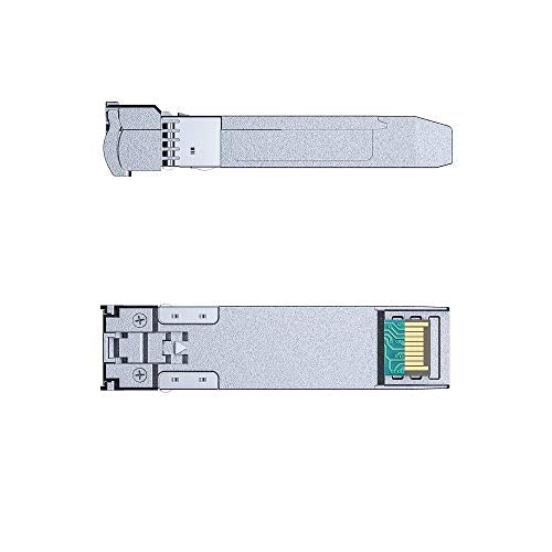 H!Fiber 10G Multimode SFP+ LC Module, 10GBase-SR Fiber Transceiver for Cisco SFP-10G-SR, Meraki MA-SFP-10GB-SR, Ubiquiti UniFi UF-MM-10G, Mikrotik, Netgear and More (MMF,850nm,300m,DDM)|B06XDV3ZYW