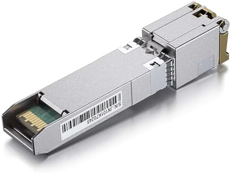 10Gtek 10GBase-LR SFP+ Transceiver, 10G 1310nm SMF SingleMode Fiber Optic Module, 10km, for Cisco SFP-10G-LR, Meraki MA-SFP-10GB-LR, Ubiquiti UniFi UF-SM-10G, Fortinet, Mikrotik, Netgear, Pack of 2|B08BP4M8LV
