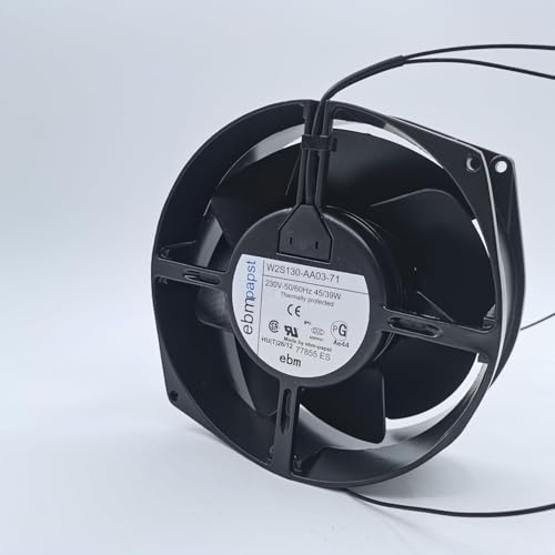 W2S130-AA03-71 220V/230V 45W 2-Wire High Temperature Resistant Cooling Fan|B0F24RJDD4