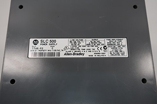 Allen Bradley 1746-A4 1746-P2 SLC-500 4-Slot Chassis W/Power Supply D622186|B07F8VXT5P