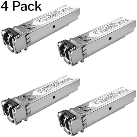 2Pack 1.25G SFP Module 1000Base-SX Multimode LC Transceiver, 850nm MMF, 550m Range - Compatible with Cisco SFP-GE-S, Meraki MA-SFP-1GB-SX, Ubiquiti UF-MM-1G, Mikrotik, TP-Link, Netgear, Aruba and more|B0D16LQQ4H
