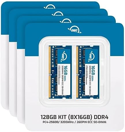 OWC 64GB (2x32GB) DDR4 3200MHz PC4-25600 CL22 2RX8 ECC Unbuffered SODIMM 1.2V 260-pin Laptop Memory RAM|B0CBVYMX3B