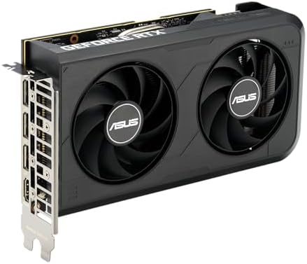 ASUS Dual NVIDIA GeForce RTX 3050 6GB OC Edition Gaming Graphics Card - PCIe 4.0, 6GB GDDR6 Memory, HDMI 2.1, DisplayPort 1.4a, 2-Slot Design, Axial-tech Fan Design, 0dB Technology, Steel Bracket|B0CVCG2VPK