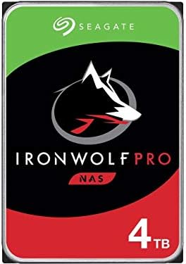 Seagate IronWolf Pro ST4000NE001 4 TB Hard Drive - 3.5" Internal - SATA (SATA/600)|B07SY4T6F5