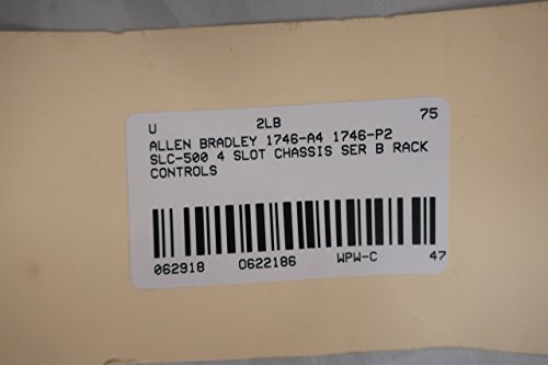 Allen Bradley 1746-A4 1746-P2 SLC-500 4-Slot Chassis W/Power Supply D622186|B07F8VXT5P