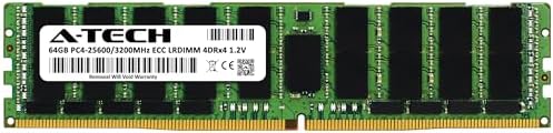 A-Tech 64GB Kit (2x32GB DDR4 2400MHz PC4-19200 ECC LRDIMM 4Rx4 Quad Rank 1.2V Load Reduced DIMM 288-Pin Server RAM Memory Upgrade Modules (A-Tech Enterprise Series
