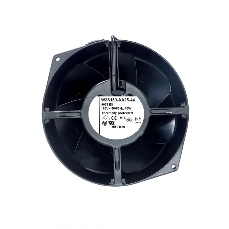 W2S130-AA25-44 172x150x55mm 172mm AC115V 40W 2-Wire All-Metal high Temperature Resistant Inverter Cooling Fan|B0CLLHK4ST