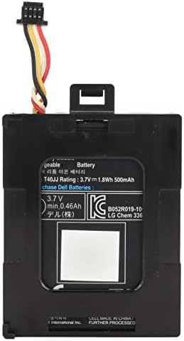 T40JJ 70K80 Battery for Dell RAID H710 H710P H730 H810 H830 PowerEdge M620 R320 R420 Controller 3.7V 1.8Wh with Plastic Bracket