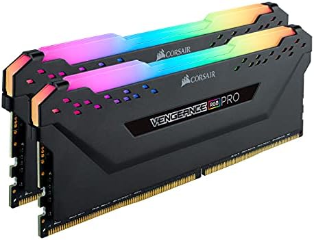 CORSAIR Vengeance RGB PRO DDR4 RAM 32GB (2x16GB) 3600MHz CL18-22-22-42 1.35V Intel AMD Desktop Computer Memory - Black (CMW32GX4M2Z3600C18)|B082DGZJ9C