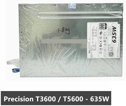 for T3600 T5600 635W Swap 80Plus Power Supply NVC7F 0NVC7F DPS-635AB A D635EF-00|B0G91YNKPY