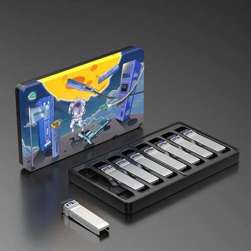 10Gtek 10GBase-T SFP+ to RJ-45 Transceiver, 10Gbe SFP+ Copper Ethernet CAT6a Module, up to 30m, for Cisco SFP-10G-T-S, Ubiquiti UniFi, Fortinet, TP-Link and More|B01KFBFL16